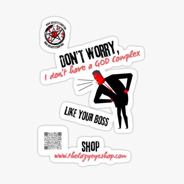 Item preview, Funny Series - God Complex designed and sold by THELAZYEYESHOP.