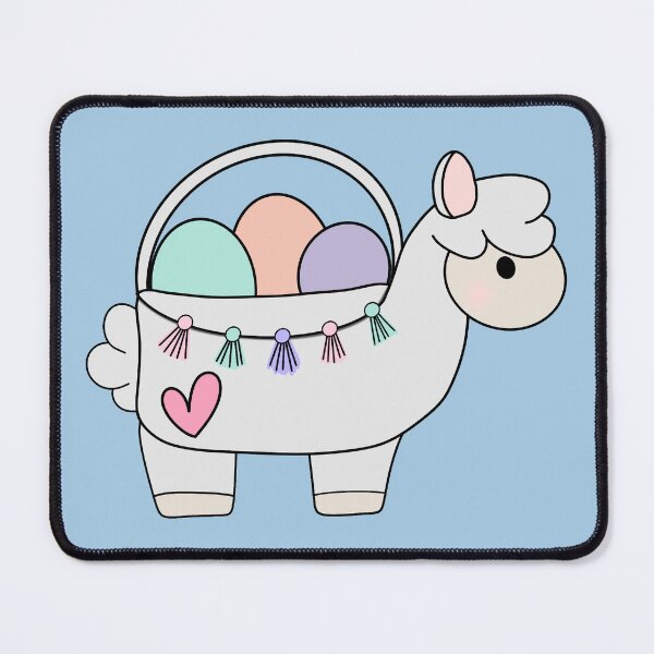 Item preview, Pastel Plush Llama Easter Basket designed and sold by Charlie Chelsea Co..