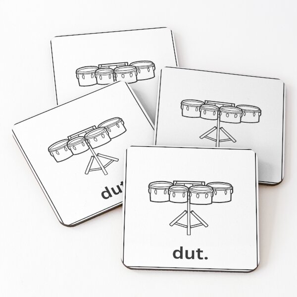 Item preview, Black and White Dut Quads Drums designed and sold by baileycdesigns.