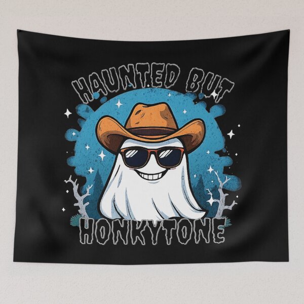 Item preview, Haunted But Honkytone Funny Cowboy Ghost designed and sold by Taans-Creation.