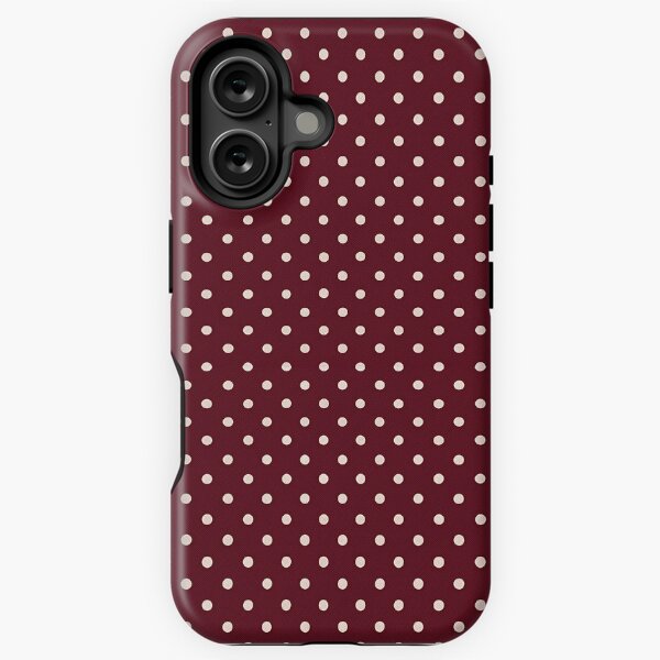 Item preview, Motif à pois classique en bordeaux et crème designed and sold by Eddy.6six.