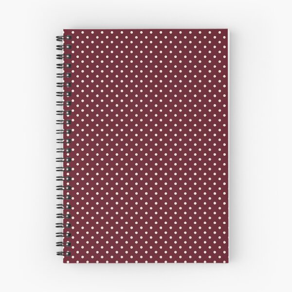 Item preview, Classic Polka Dot Pattern in Burgundy and Cream designed and sold by Ed & Harmony.