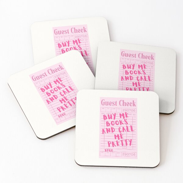 Item preview, Buy me books and call me pretty - pink guest list designed and sold by Neadoodles.