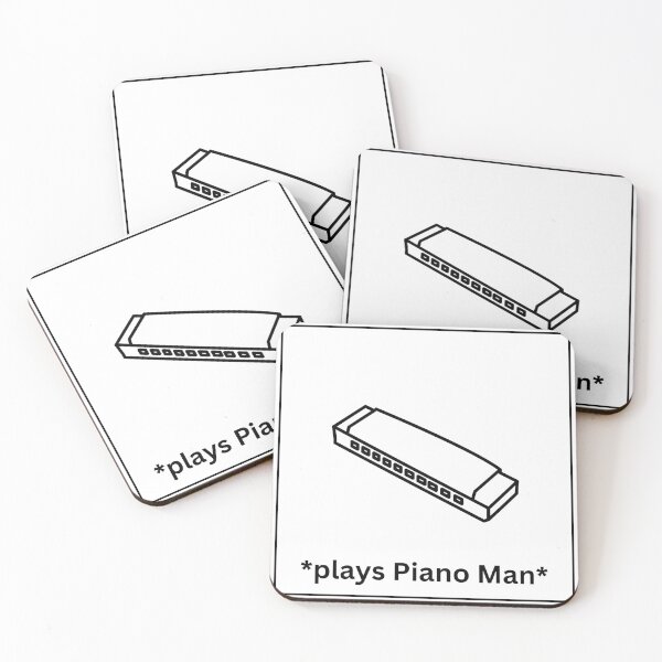Item preview, Piano Man Harmonica designed and sold by baileycdesigns.