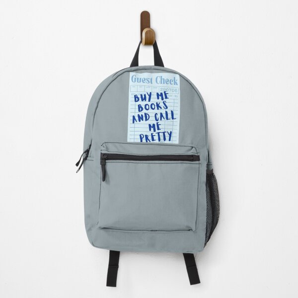 Item preview, Buy me books and call me pretty - blue guest list designed and sold by Neadoodles.