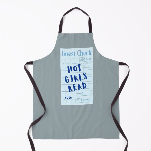 Item preview, Hot girls read - blue guest list designed and sold by Neadoodles.