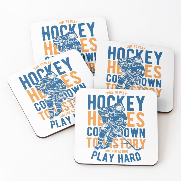 Item preview, Ice Hockey Play Hard designed and sold by The Vintage Retro Store.