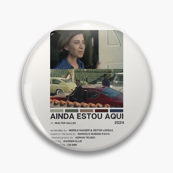 Item preview, Ainda Estou Aqui (2024) Movie Poster (PT-BR) designed and sold by YellowishCat15.