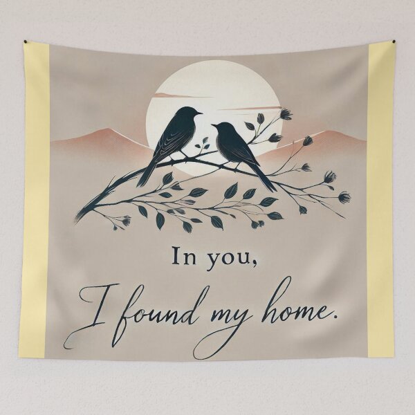Item preview,  In You, I Found My Home - Sunrise Bird Design. designed and sold by Divine Lens Art.