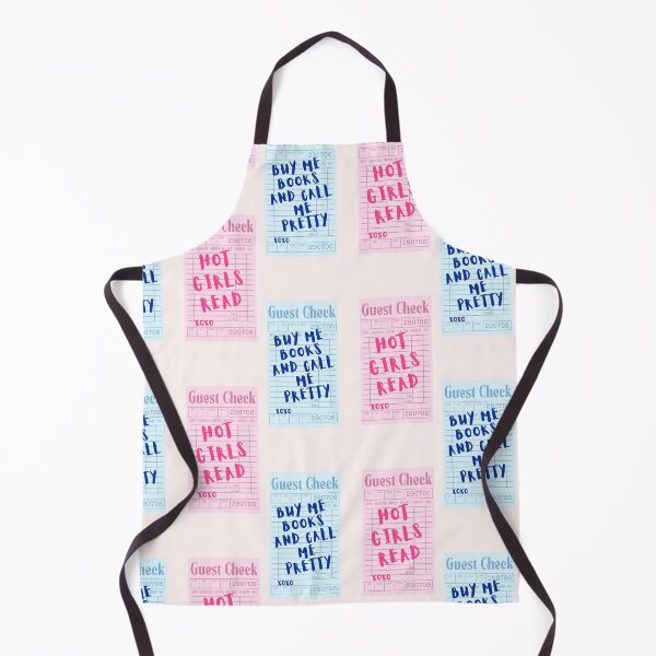 Item preview, buy me books and tell me I'm pretty and hot girls read guest check pink and blue pack designed and sold by Neadoodles.