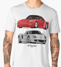 Supercar Evolution (red & silver) Men's Premium T-Shirt