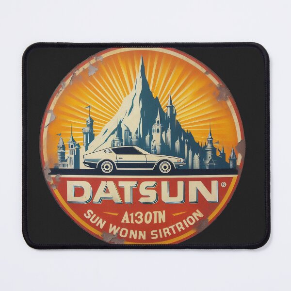 Item preview, Retro Datsun sign weather worn and sun damaged designed and sold by neildoch.