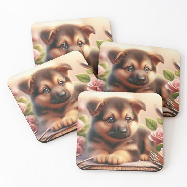 Aperçu de l'œuvre Chiot créée et vendue par AwesomeDigiShop.