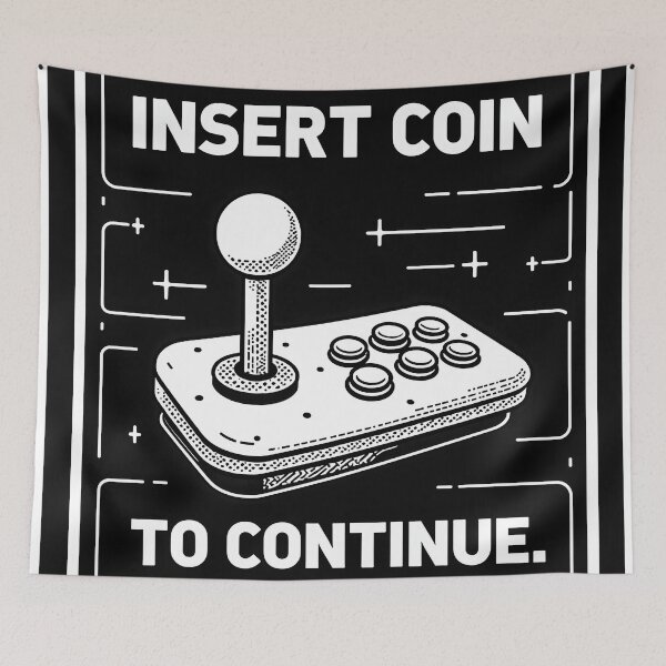Item preview, Insert Coin To Continue designed and sold by 80ssinto90s.