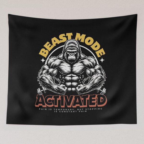 Item preview, Gorilla loves bodybuilding designed and sold by DRE-AM.