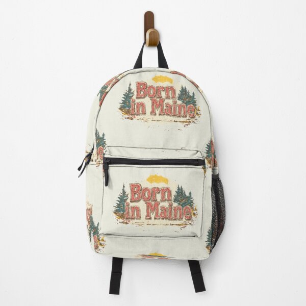 Item preview, Born in Maine Summer Forest Sunrise designed and sold by OriginalBeerCat.
