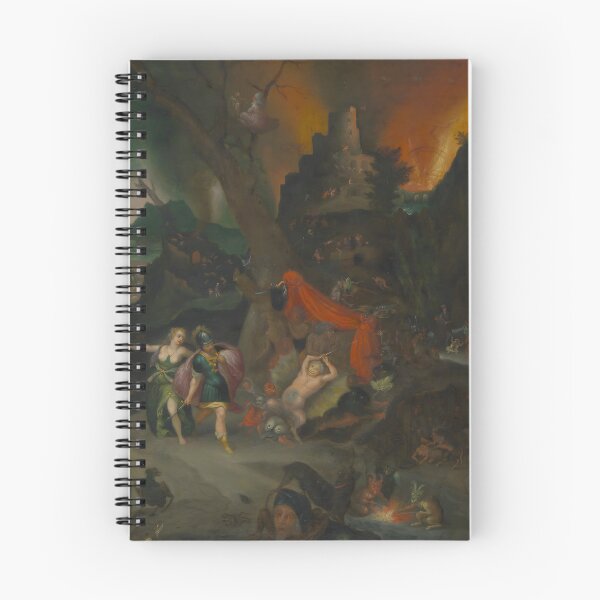 Item preview, Epic Encounter: Aeneas and the Sibyl in the Underworld by Jan Brueghel the Younger, 1630 - Baroque Art designed and sold by HistoryOnWalls.