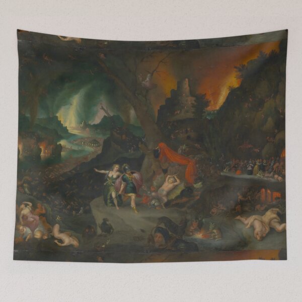 Item preview, Epic Encounter: Aeneas and the Sibyl in the Underworld by Jan Brueghel the Younger, 1630 - Baroque Art designed and sold by HistoryOnWalls.