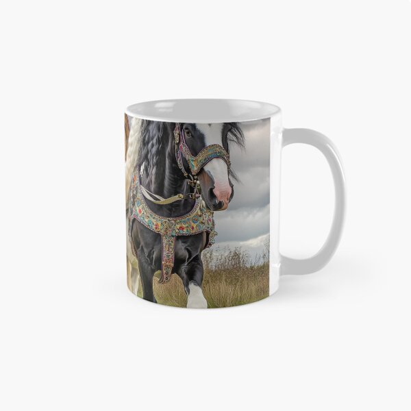 Item preview, Gypsy Vanner Horse & Caravan designed and sold by ACuriousshoppe.