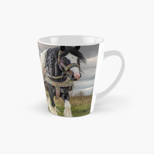 Item preview, Gypsy Vanner Horse & Caravan designed and sold by ACuriousshoppe.