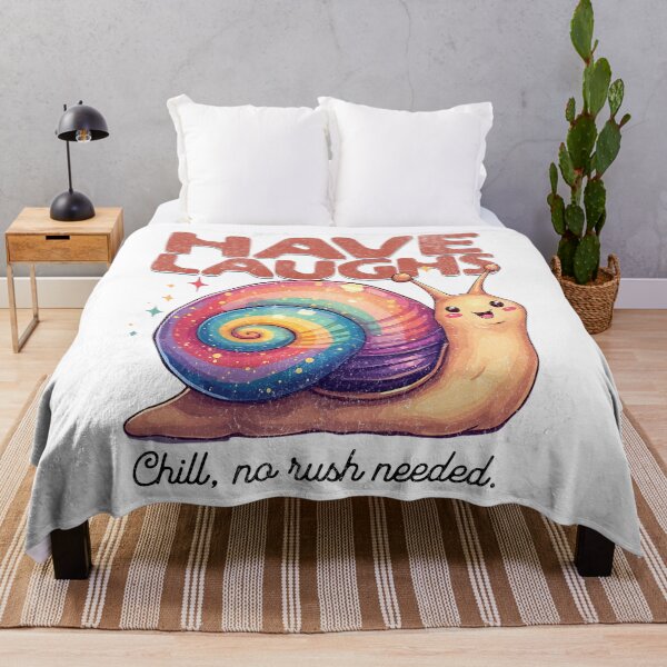 Item preview, Have Laughs Cute Rainbow Snail Inspirational designed and sold by Taans-Creation.