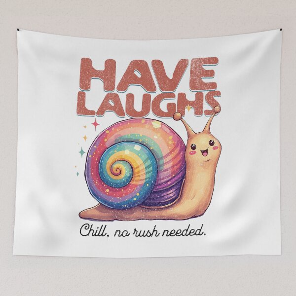 Item preview, Have Laughs Cute Rainbow Snail Inspirational designed and sold by Taans-Creation.
