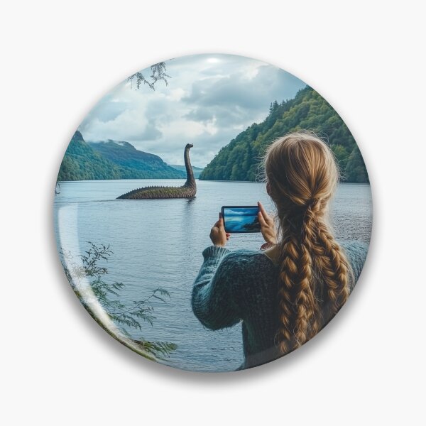 Item preview, Photographing "Nessie" on a Scottish Loch  designed and sold by ACuriousshoppe.