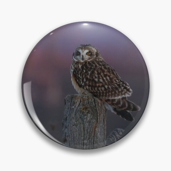 Item preview, Lavender mountains with short eared owl designed and sold by locustgirl.