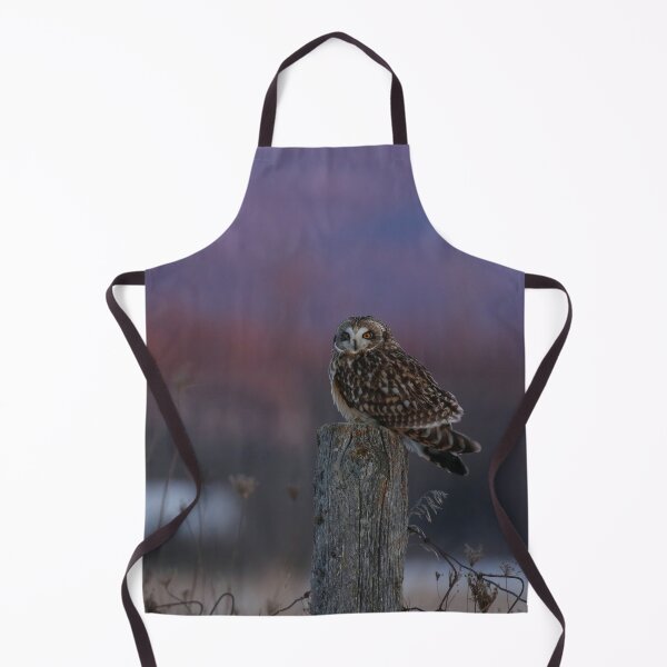 Item preview, Lavender mountains with short eared owl designed and sold by locustgirl.