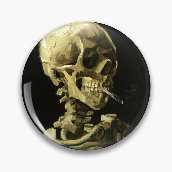 Item preview, Head of a Skeleton with a Burning Cigarette - Vincent Van Gogh designed and sold by Hearsay.