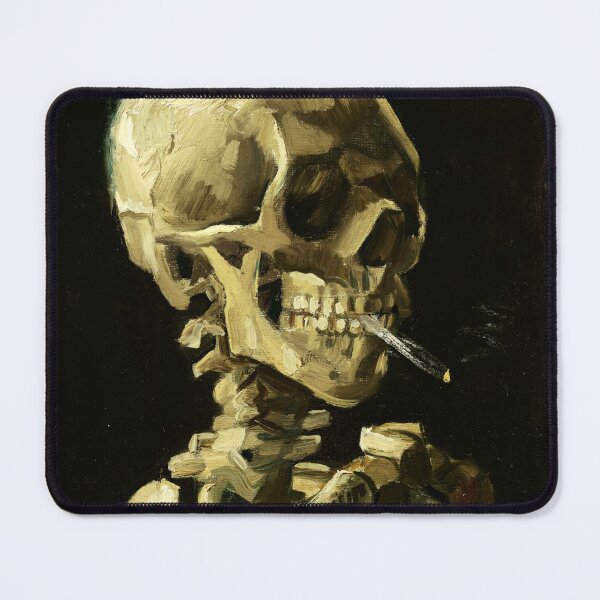 Item preview, Head of a Skeleton with a Burning Cigarette - Vincent Van Gogh designed and sold by Hearsay.