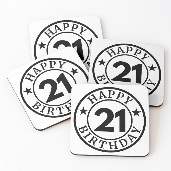 Artikelvorschau, Alles Gute zum 21. Geburtstag | Wir feiern 21 Jahre entworfen und verkauft von highflycrafts.