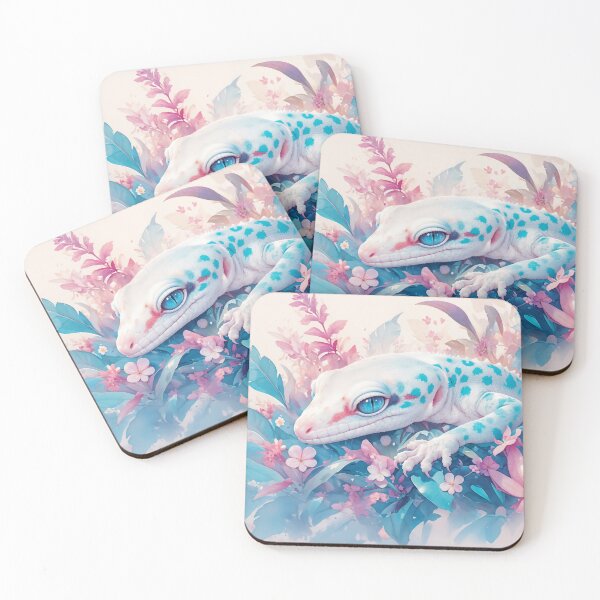 Item preview, Mystical Gecko Among Vibrant Blossoms designed and sold by AshiraCreations.