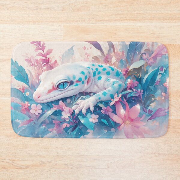 Item preview, Mystical Gecko Among Vibrant Blossoms designed and sold by AshiraCreations.