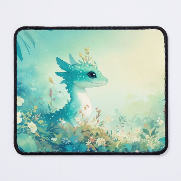 Item preview, Turquoise Gecko Amidst Dreamy Blossoms designed and sold by AshiraCreations.
