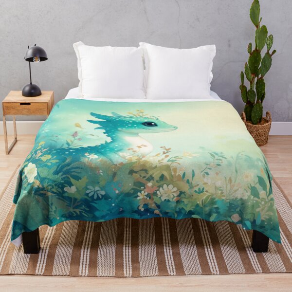 Item preview, Turquoise Gecko Amidst Dreamy Blossoms designed and sold by AshiraCreations.