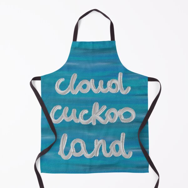 Item preview, CLOUD CUCKOO LAND word art print designed and sold by nataliavandalia.