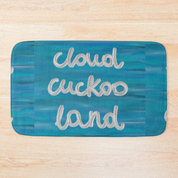 Item preview, CLOUD CUCKOO LAND word art print designed and sold by nataliavandalia.