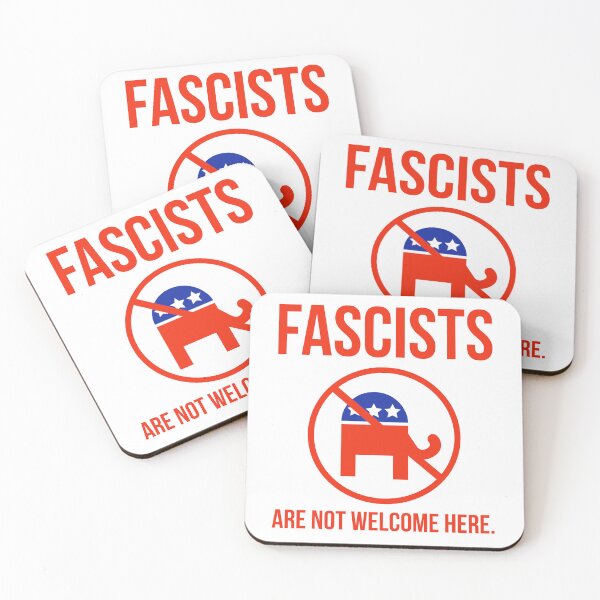Item preview, Fascists are not welcome here. designed and sold by Rachel the Artist .