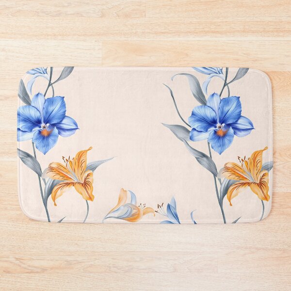 Item preview, Tiger lilies and blue orchids designed and sold by Lewis-mart.