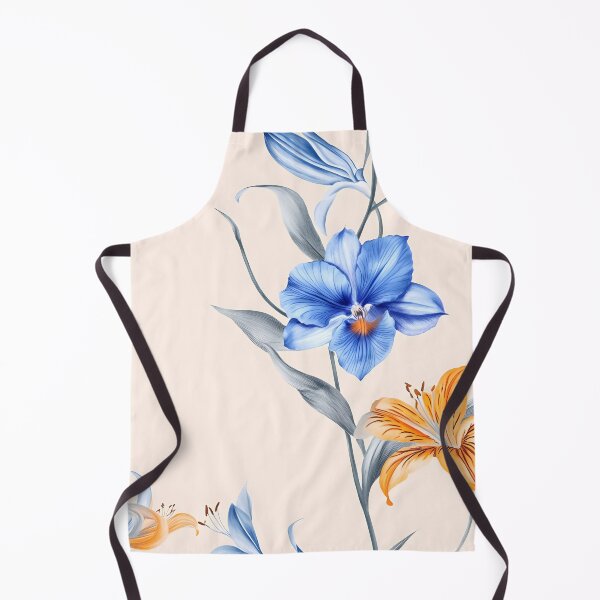 Item preview, Tiger lilies and blue orchids designed and sold by Lewis-mart.