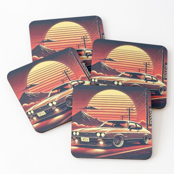Item preview, Ford Capri vector Art In Japan designed and sold by neildoch.