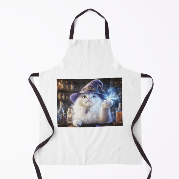 Item preview, Persian Cat in Witches Hat designed and sold by ACuriousshoppe.