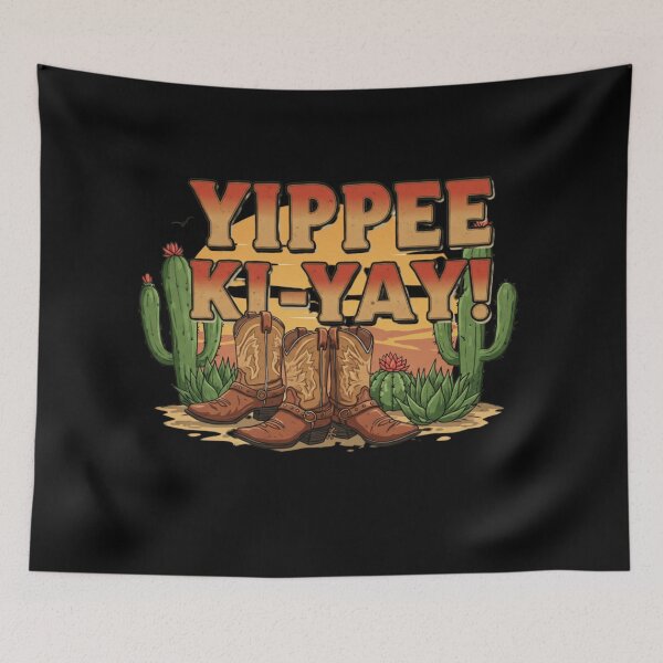 Item preview, yippee ki-yay designed and sold by FitEnvy.