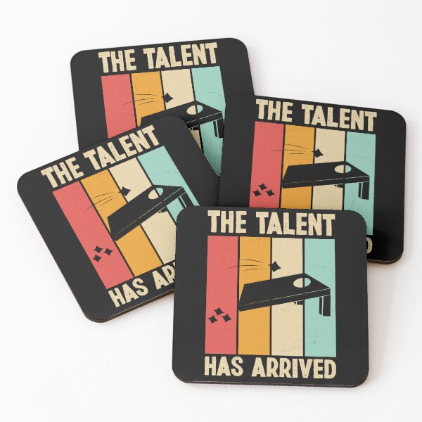 Item preview, Talent Has Arrived Funny Cornhole Player Game designed and sold by Dressed For  Duty.