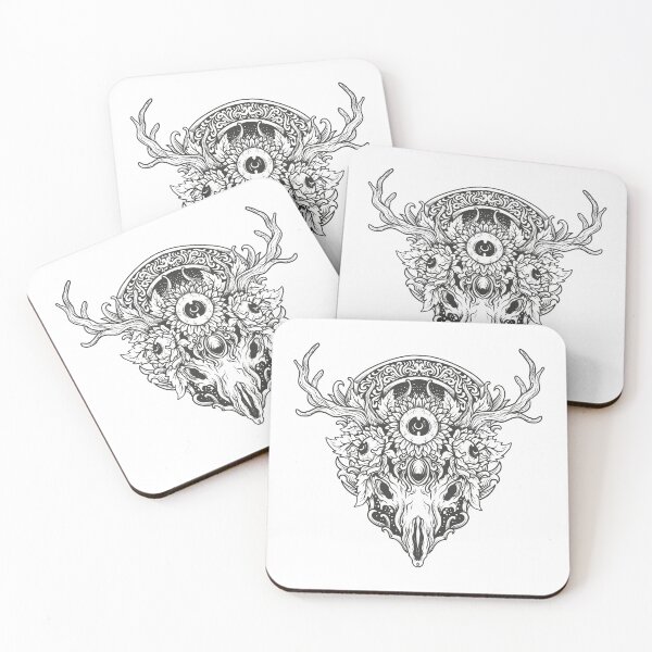 Item preview, Pagan skull and eye designed and sold by Goth-It-Covered.