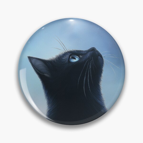 Item preview, Black Cat Gazing at a Starry Sky designed and sold by AshiraCreations.
