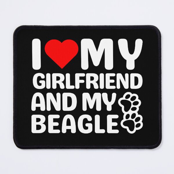 Item preview, I Love My Girlfriend And My Beagle designed and sold by TheAnimalZ00.