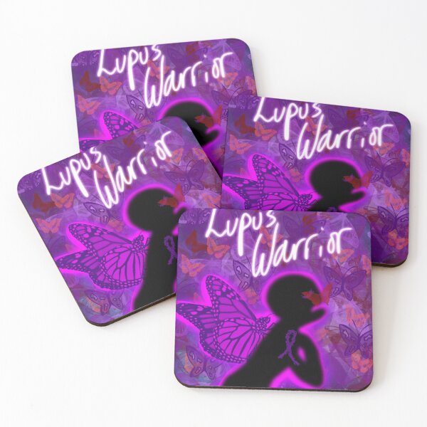 Item preview, Lupus Butterfly Warrior Neon designed and sold by LaurenEhretArt.