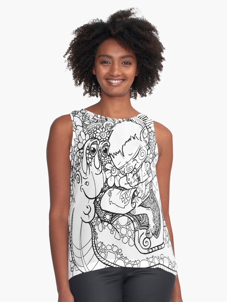 Item preview, Sleeveless Top designed and sold by jillwilli.